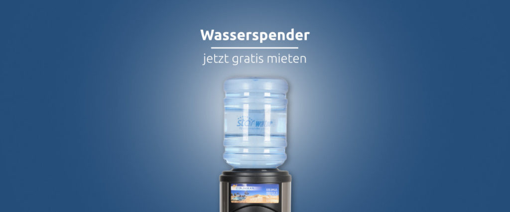 Aktion gratis Wasserspender mieten