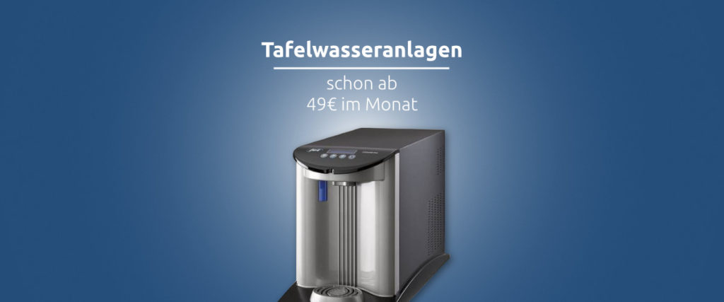 Aktion Tafelwasseranlage Leasinggerät günstig mieten